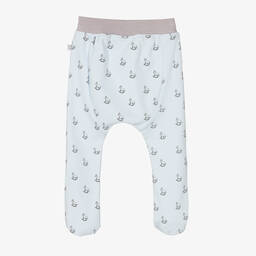 The Little Tailor-Baby Boys Blue Cotton Trousers | Childrensalon Outlet