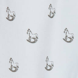 The Little Tailor-Baby Boys Blue Jersey Rocking Horse Trousers | Childrensalon Outlet