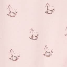 The Little Tailor-Baby Girls Pink Jersey Rocking Horse Trousers | Childrensalon Outlet
