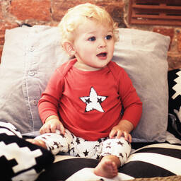 The Little Tailor-Coral Red Cotton T-Shirt | Childrensalon Outlet