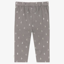 The Little Tailor-Girls Grey Cotton Leggings | Childrensalon Outlet