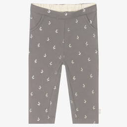 The Little Tailor-Girls Grey Cotton Leggings | Childrensalon Outlet