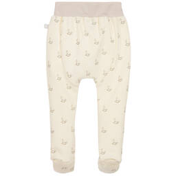 The Little Tailor-Ivory Cotton Baby Leggings | Childrensalon Outlet
