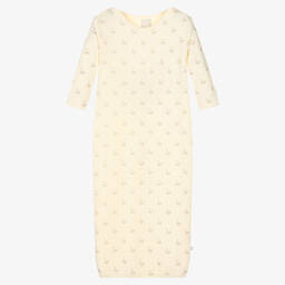 The Little Tailor-Ivory Cotton Baby Night Gown | Childrensalon Outlet