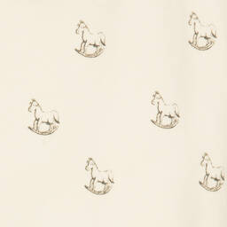 The Little Tailor-Ivory Jersey Rocking Horse Baby Trousers | Childrensalon Outlet