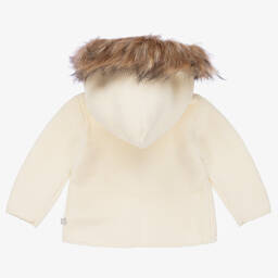 The Little Tailor-Кремовое трикотажное прогулочное пальто | Childrensalon Outlet