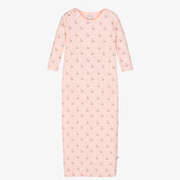 The Little Tailor-Pink Cotton Baby Night Gown | Childrensalon Outlet