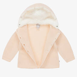 The Little Tailor-Розовое трикотажное прогулочное пальто | Childrensalon Outlet