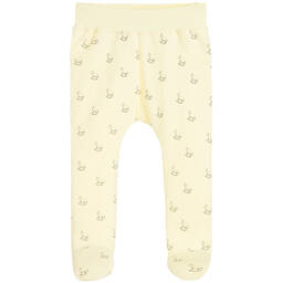 The Little Tailor-Yellow Cotton Baby Leggings | Childrensalon Outlet