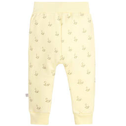 The Little Tailor-Yellow Jersey Rocking Horse Baby Trousers | Childrensalon Outlet