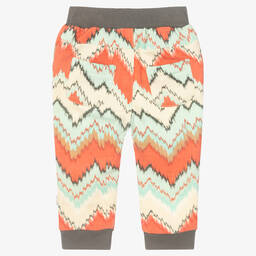 The Little Tailor-Zigzag Stripe Baby Joggers | Childrensalon Outlet