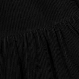 The Middle Daughter-Girls Black Corduroy Dress | Childrensalon Outlet