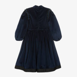 The Middle Daughter-فستان مخمل لون كحلي | Childrensalon Outlet