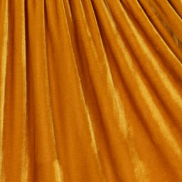 The Middle Daughter-Girls Ochre Velour Tiered Dress | Childrensalon Outlet