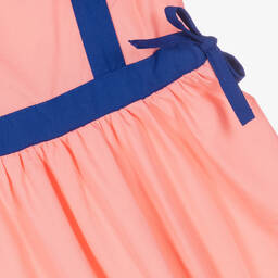 The Middle Daughter-Girls Pink & Blue Cotton Dress | Childrensalon Outlet