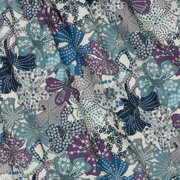 The New Society-Синяя хлопковая юбка с принтом Liberty | Childrensalon Outlet