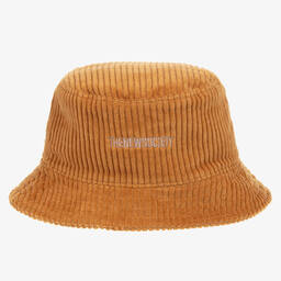 The New Society-Girls Brown Corduroy Bucket Hat | Childrensalon Outlet
