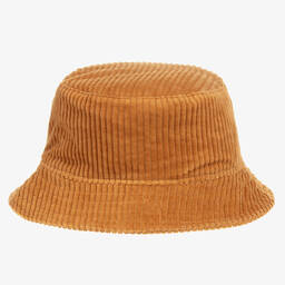 The New Society-Girls Brown Corduroy Bucket Hat | Childrensalon Outlet