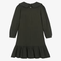 The New Society-فستان قطن لون أخضر | Childrensalon Outlet