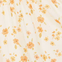 The New Society-Girls Ivory & Pink Floral Dress | Childrensalon Outlet
