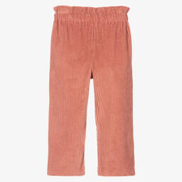 The New Society-Girls Pink Corduroy Trousers | Childrensalon Outlet