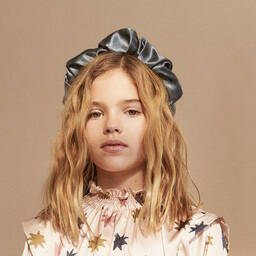 The New Society-Teen Girls Grey Satin Hairband | Childrensalon Outlet