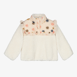The New Society-Teen Girls Ivory Fleece Top | Childrensalon Outlet