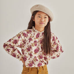 The New Society-Teen Girls Pink Cotton Blouse | Childrensalon Outlet