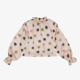 The New Society-Розовая атласная блузка для девочек-подростков | Childrensalon Outlet