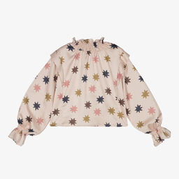 The New Society-Розовая атласная блузка для девочек-подростков | Childrensalon Outlet