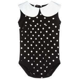 The Tiny Universe-تبّان قطن جيرسي لون أسود وأبيض للمولودات | Childrensalon Outlet