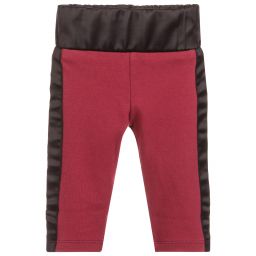 The Tiny Universe-Boys Burgundy Cotton Trousers | Childrensalon Outlet