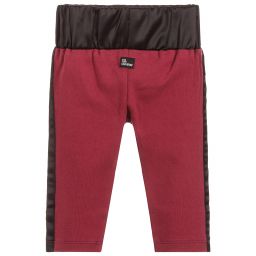 The Tiny Universe-Boys Burgundy Cotton Trousers | Childrensalon Outlet