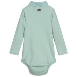 The Tiny Universe-Boys Green Cotton Bodysuit | Childrensalon Outlet