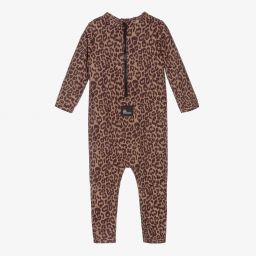 The Tiny Universe-Brown Sun Suit (UPF50+) | Childrensalon Outlet
