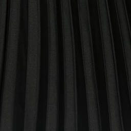 The Tiny Universe-Girls Black Pleated Satin Skirt | Childrensalon Outlet