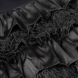 The Tiny Universe-Girls Black Satin Layered Dress | Childrensalon Outlet