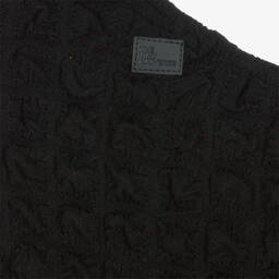 The Tiny Universe-Черное платье с текстурными квадратами | Childrensalon Outlet