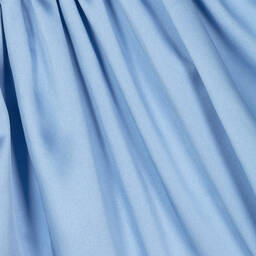 The Tiny Universe-Girls Blue Satin Sash Dress | Childrensalon Outlet