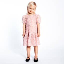 The Tiny Universe-Girls Blush Tulle Layered Dress | Childrensalon Outlet