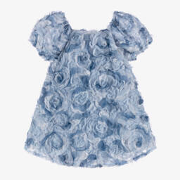 The Tiny Universe-Girls Dreamy Blue Floral Dress | Childrensalon Outlet