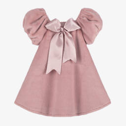 The Tiny Universe-فستان فرو صناعي لون زهري | Childrensalon Outlet