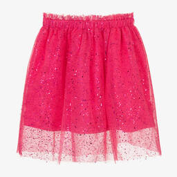 The Tiny Universe-Girls Neon Pink Sparkly Tulle Skirt | Childrensalon Outlet