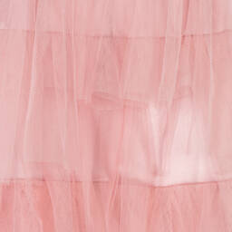 The Tiny Universe-Розовое платье из атласа и тюля | Childrensalon Outlet