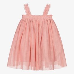 The Tiny Universe-Girls Pink Tulle Dress | Childrensalon Outlet