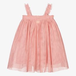 The Tiny Universe-Girls Pink Tulle Dress | Childrensalon Outlet