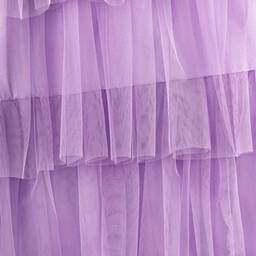 The Tiny Universe-Girls Purple Tiered Tulle Dress | Childrensalon Outlet
