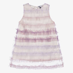 The Tiny Universe-Girls Radiant Ruffled Tulle Frock | Childrensalon Outlet