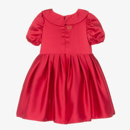 The Tiny Universe-فستان ساتان لون أحمر | Childrensalon Outlet