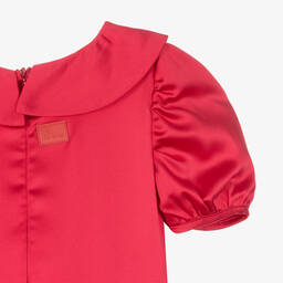 The Tiny Universe-فستان ساتان لون أحمر | Childrensalon Outlet